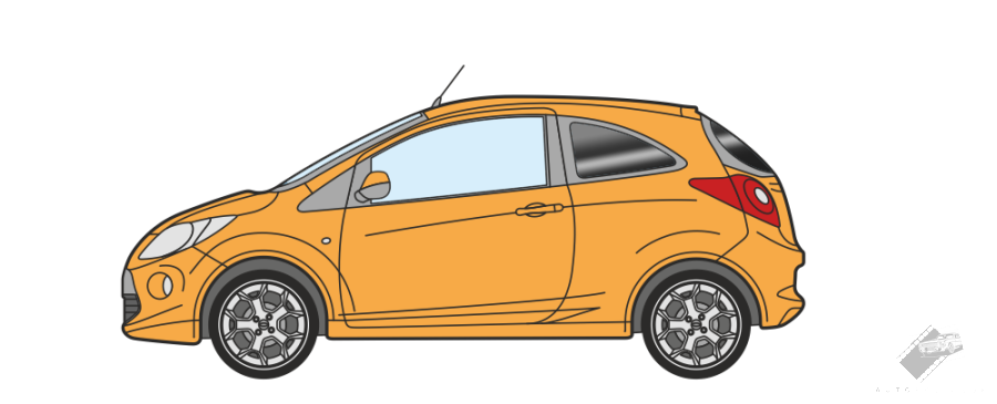 Autóüveg fóliázás árak 3 ajtós autókra bemutató kép