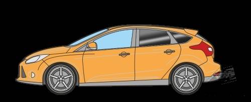 5 ajtós autó üvegsötétítés minta, allépés: 2. illusztráció