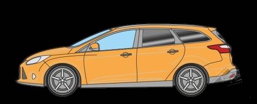 Kombi autóüvegfóliázás minta, allépés: 3. illusztráció